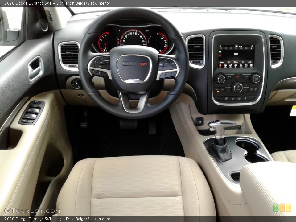 Light Frost Beige/Black Interior Dashboard for the 2020 Dodge Durango SXT #135591667