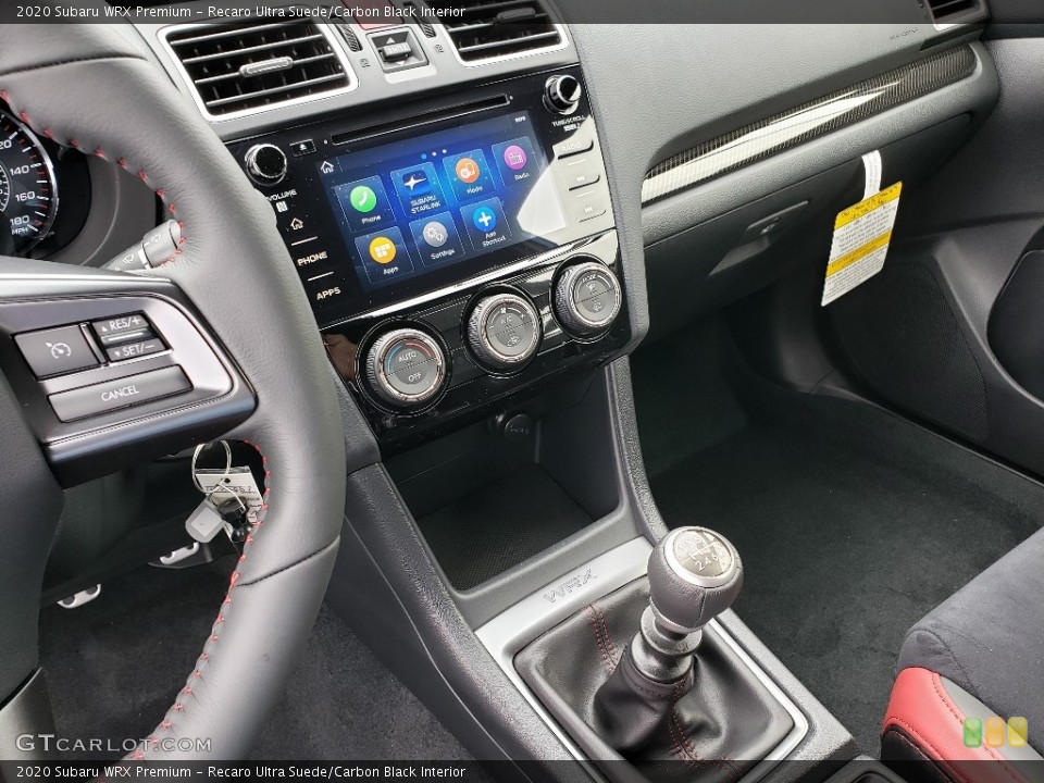 Recaro Ultra Suede/Carbon Black Interior Transmission for the 2020 Subaru WRX Premium #135593853