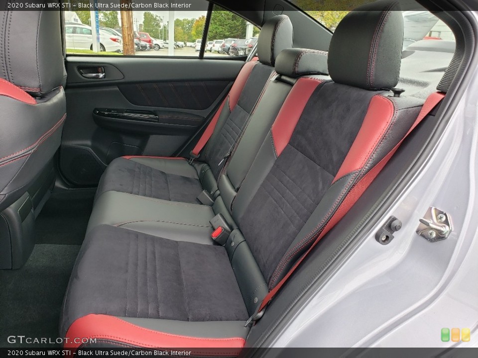 Black Ultra Suede/Carbon Black Interior Rear Seat for the 2020 Subaru WRX STI #135594198