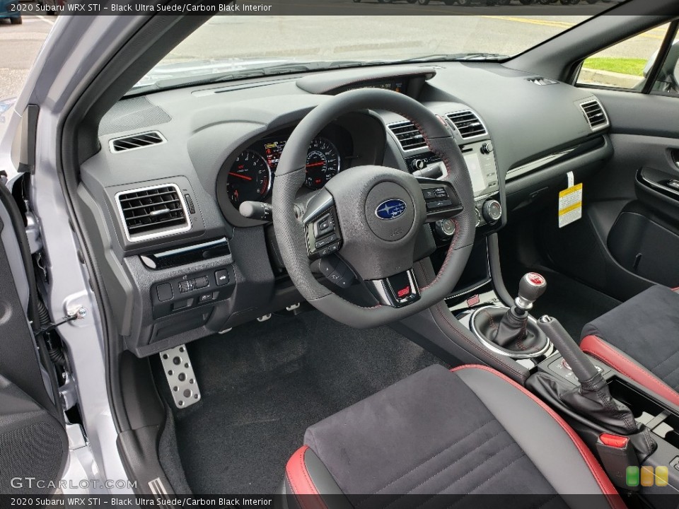 Black Ultra Suede/Carbon Black Interior Photo for the 2020 Subaru WRX STI #135594220