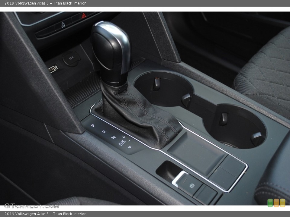 Titan Black Interior Transmission for the 2019 Volkswagen Atlas S #135597216
