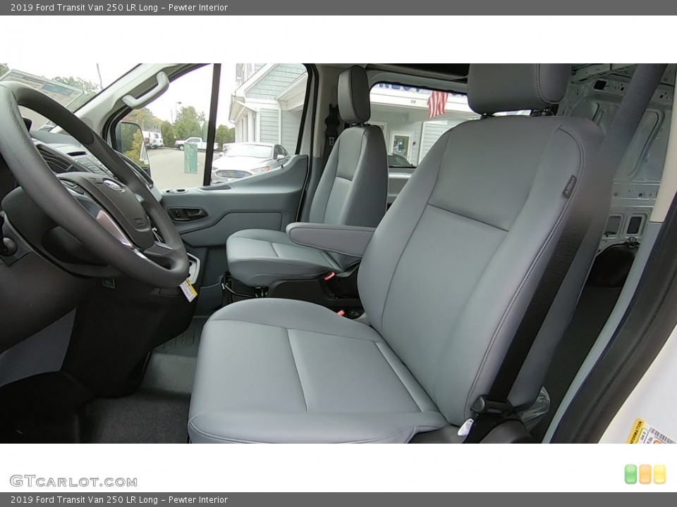 Pewter Interior Front Seat for the 2019 Ford Transit Van 250 LR Long #135598851