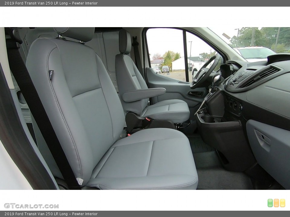 Pewter Interior Front Seat for the 2019 Ford Transit Van 250 LR Long #135598992