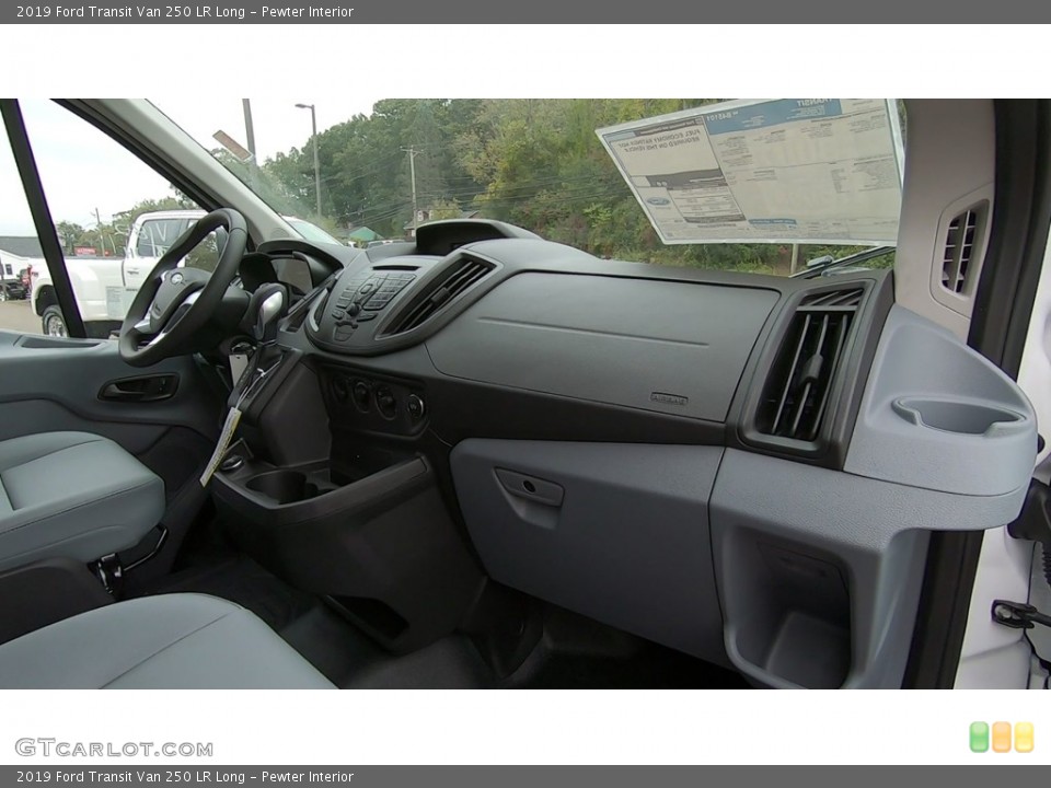 Pewter Interior Dashboard for the 2019 Ford Transit Van 250 LR Long #135599007