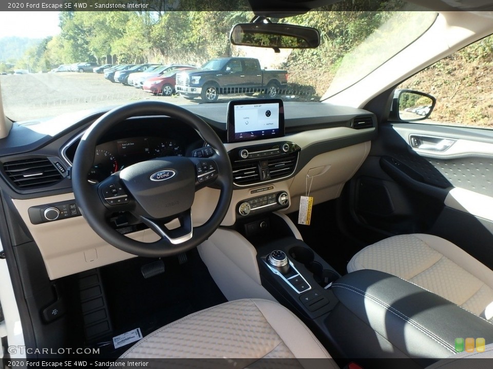 Sandstone Interior Photo for the 2020 Ford Escape SE 4WD #135613728