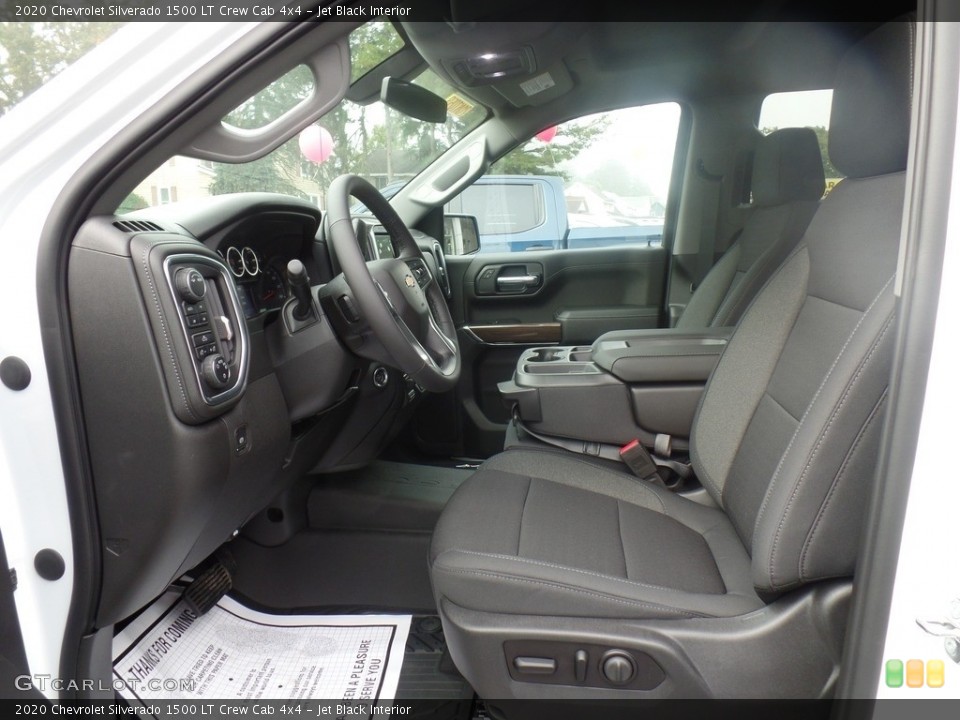 Jet Black Interior Front Seat for the 2020 Chevrolet Silverado 1500 LT Crew Cab 4x4 #135614232
