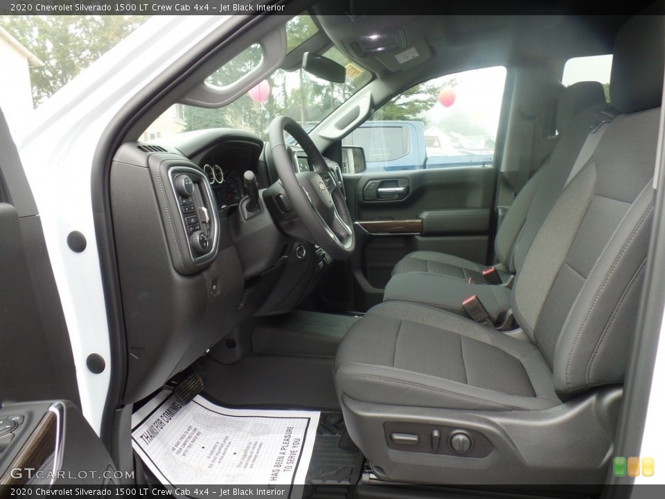 Jet Black Interior Front Seat for the 2020 Chevrolet Silverado 1500 LT Crew Cab 4x4 #135614235