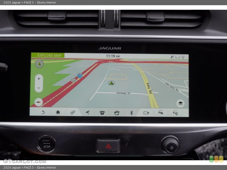 Ebony Interior Navigation for the 2020 Jaguar I-PACE S #135614838