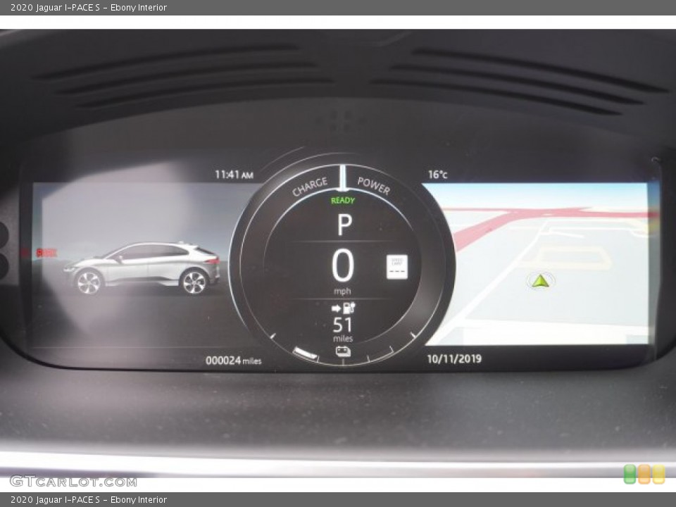 Ebony Interior Gauges for the 2020 Jaguar I-PACE S #135615699