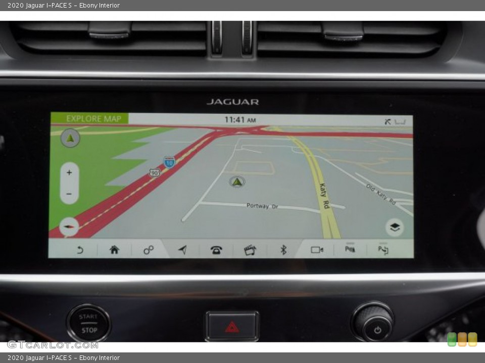 Ebony Interior Navigation for the 2020 Jaguar I-PACE S #135615717