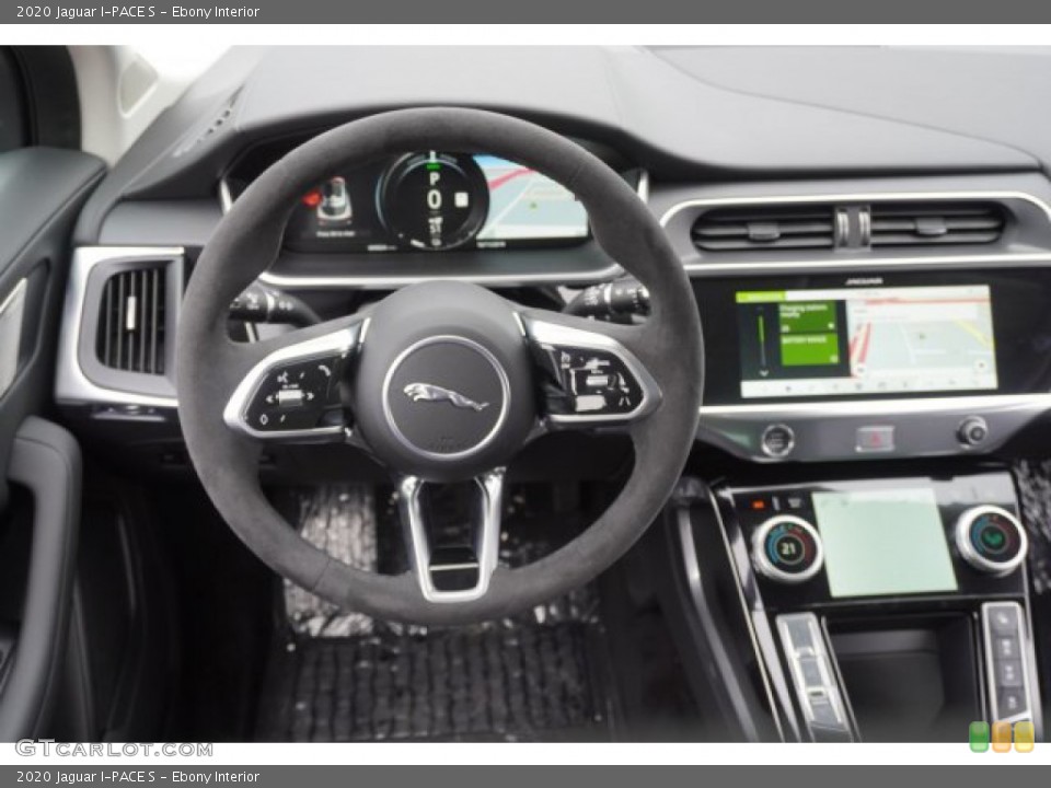 Ebony Interior Steering Wheel for the 2020 Jaguar I-PACE S #135615984