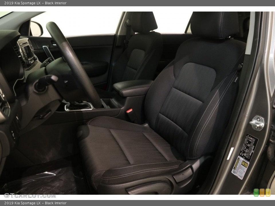 Black Interior Front Seat for the 2019 Kia Sportage LX #135635461