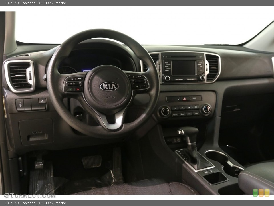 Black Interior Dashboard for the 2019 Kia Sportage LX #135635482