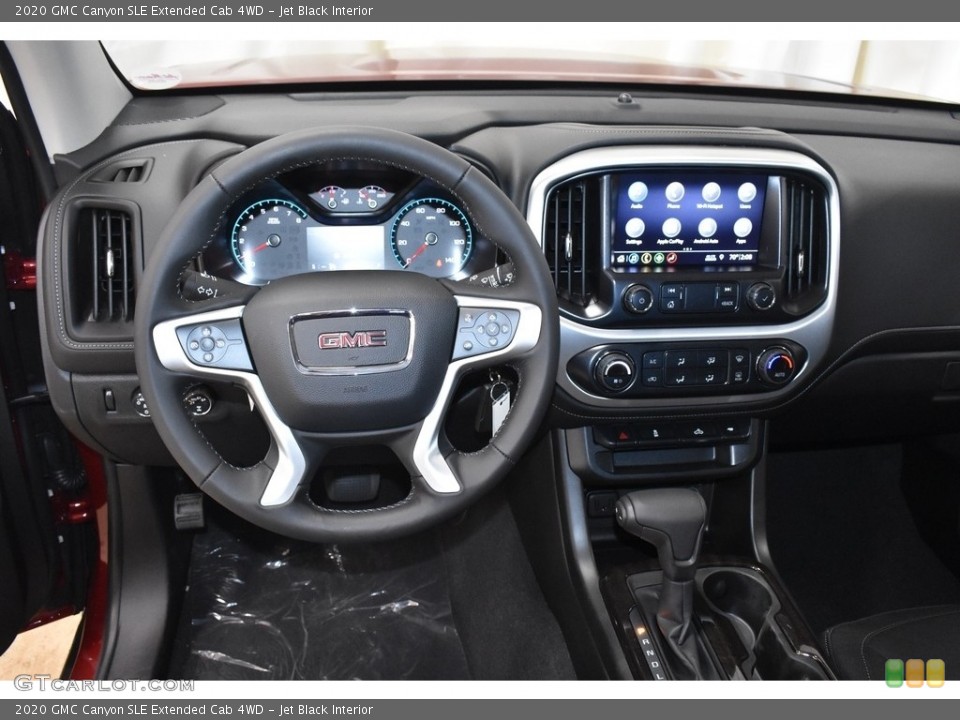 Jet Black Interior Dashboard for the 2020 GMC Canyon SLE Extended Cab 4WD #135640174