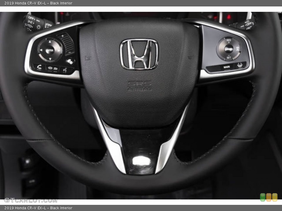 Black Interior Steering Wheel for the 2019 Honda CR-V EX-L #135644986