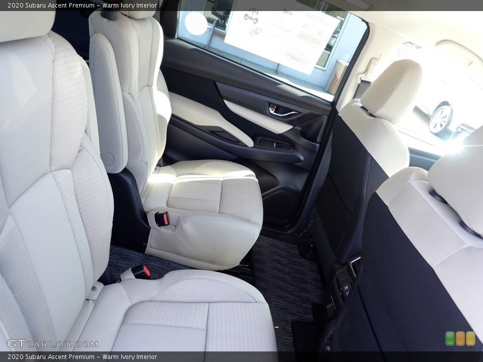 Warm Ivory Interior Rear Seat for the 2020 Subaru Ascent Premium #135647545