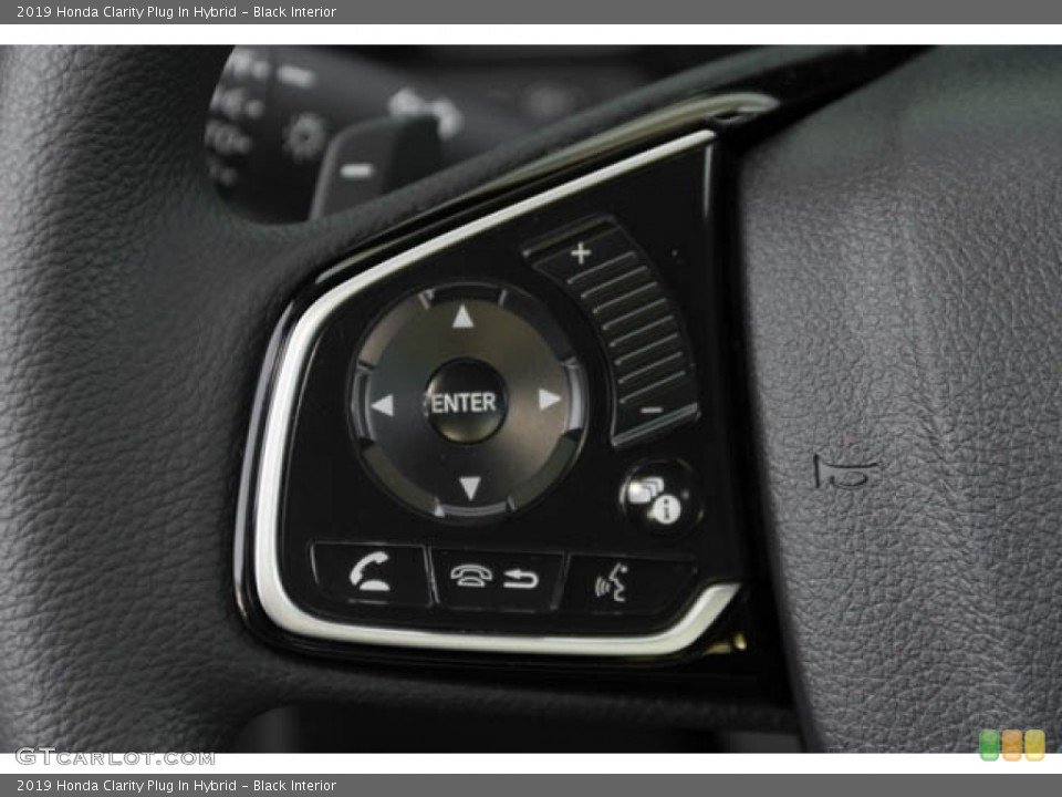 Black Interior Steering Wheel for the 2019 Honda Clarity Plug In Hybrid #135647584