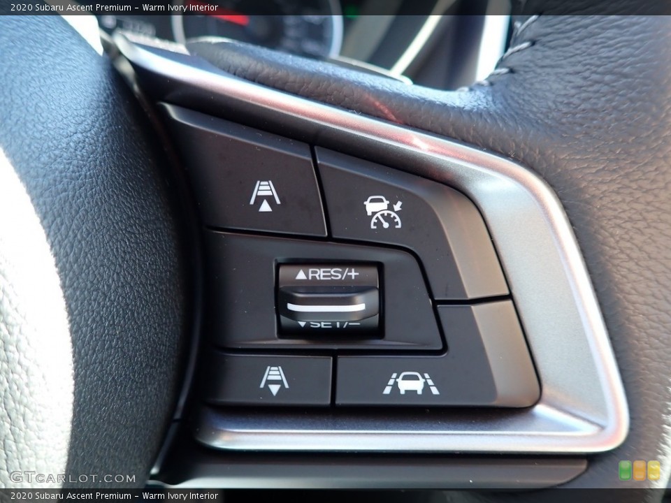 Warm Ivory Interior Steering Wheel for the 2020 Subaru Ascent Premium #135647668