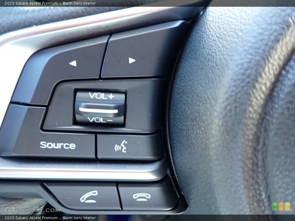 Warm Ivory Interior Steering Wheel for the 2020 Subaru Ascent Premium #135647683