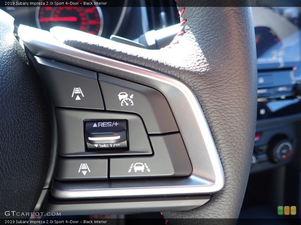 Black Interior Steering Wheel for the 2019 Subaru Impreza 2.0i Sport 4-Door #135649507