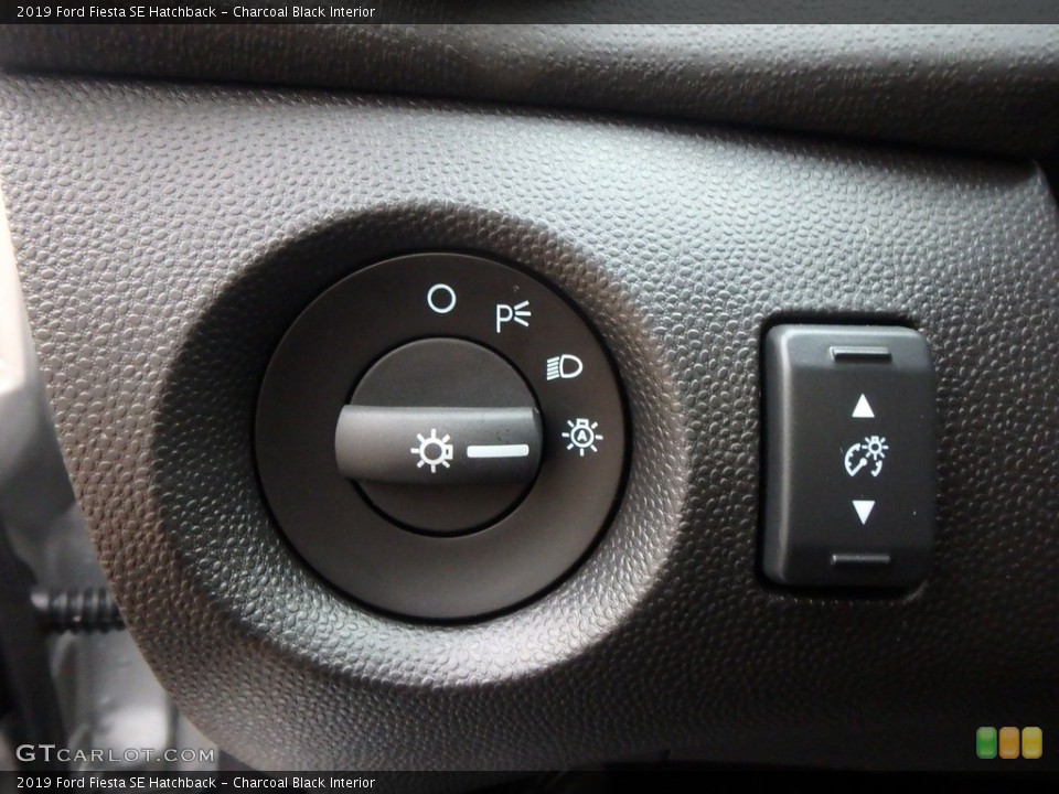 Charcoal Black Interior Controls for the 2019 Ford Fiesta SE Hatchback #135651220