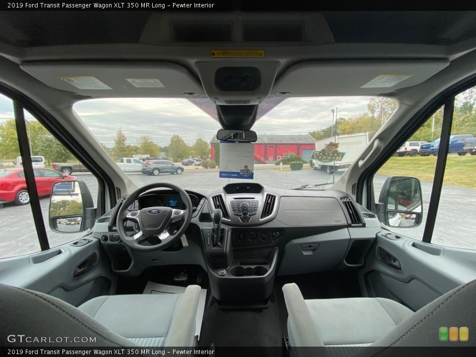 Pewter Interior Photo for the 2019 Ford Transit Passenger Wagon XLT 350 MR Long #135651322