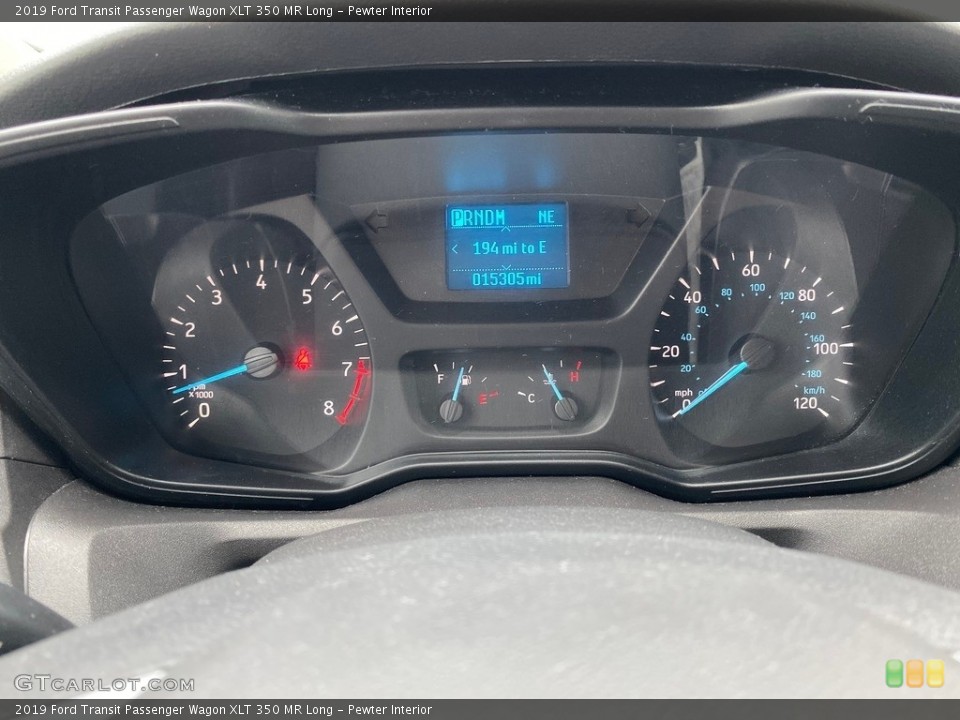 Pewter Interior Gauges for the 2019 Ford Transit Passenger Wagon XLT 350 MR Long #135651356