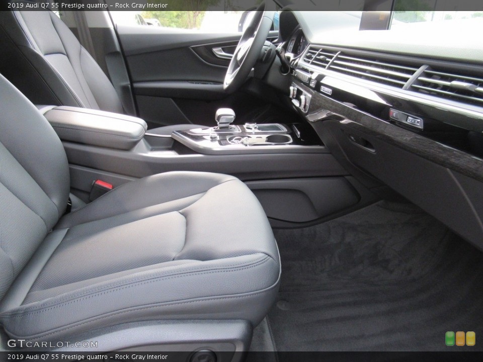 Rock Gray Interior Front Seat for the 2019 Audi Q7 55 Prestige quattro #135651357