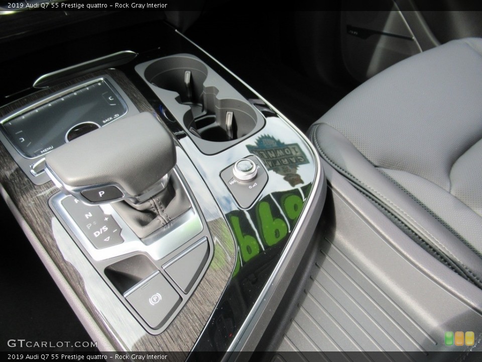 Rock Gray Interior Transmission for the 2019 Audi Q7 55 Prestige quattro #135651466