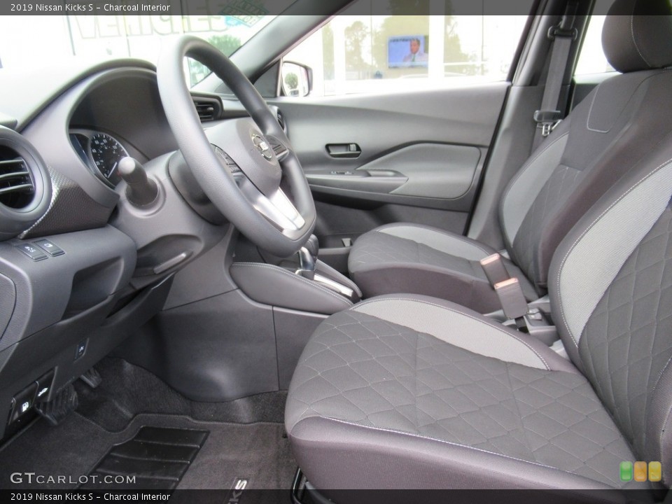 Charcoal Interior Front Seat for the 2019 Nissan Kicks S #135651862