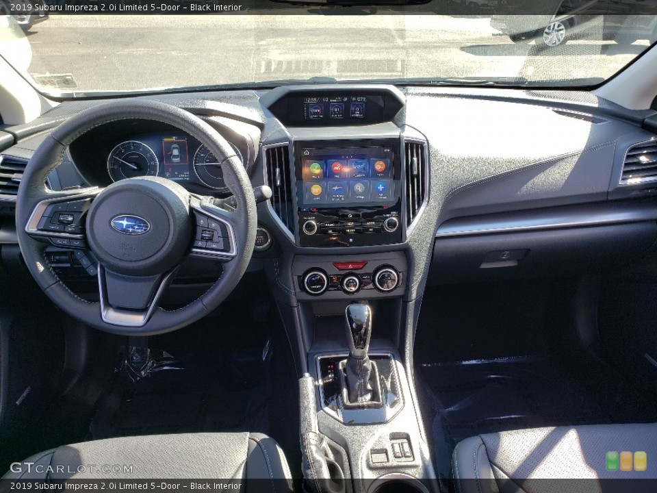 Black Interior Dashboard for the 2019 Subaru Impreza 2.0i Limited 5-Door #135653524