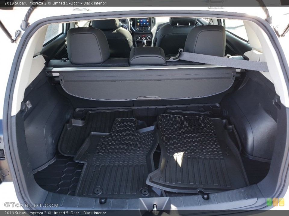 Black Interior Trunk for the 2019 Subaru Impreza 2.0i Limited 5-Door #135653716