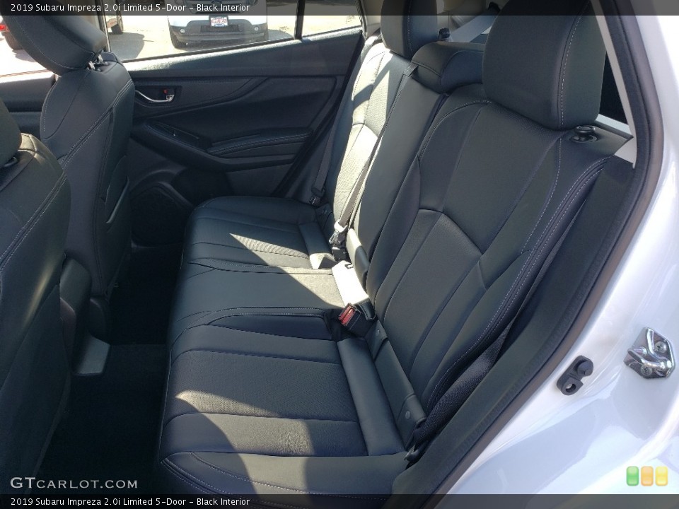 Black Interior Rear Seat for the 2019 Subaru Impreza 2.0i Limited 5-Door #135653750