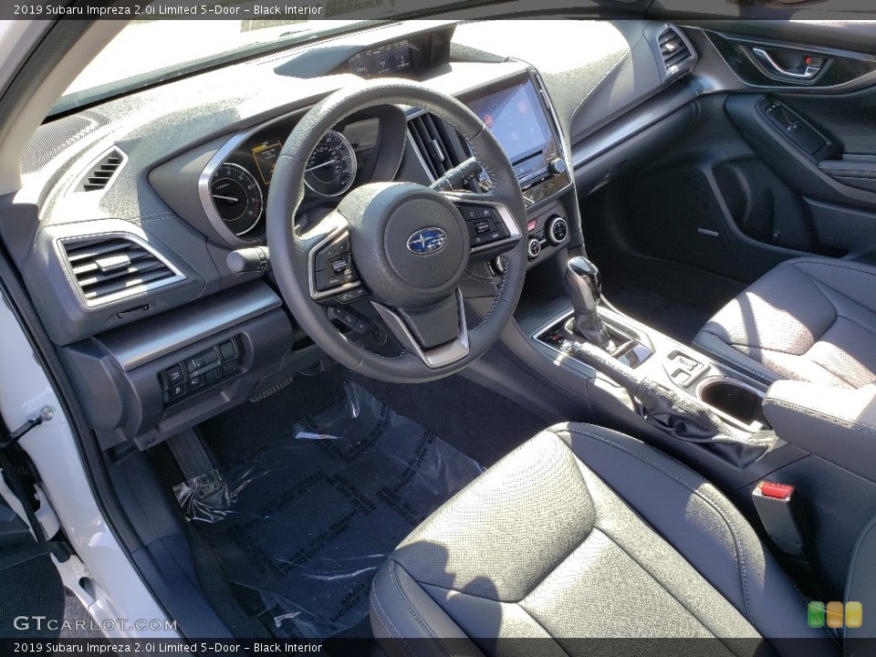Black Interior Front Seat for the 2019 Subaru Impreza 2.0i Limited 5-Door #135653767
