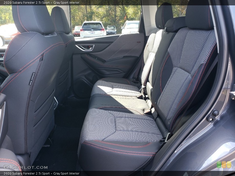 Gray Sport Interior Rear Seat for the 2020 Subaru Forester 2.5i Sport #135654133
