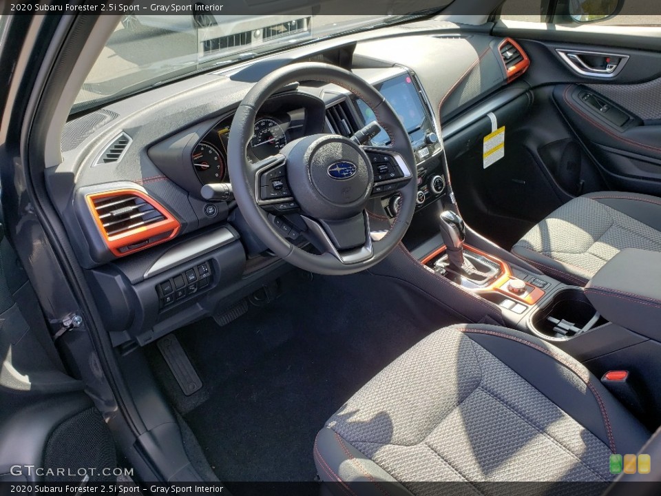 Gray Sport Interior Photo for the 2020 Subaru Forester 2.5i Sport #135654136