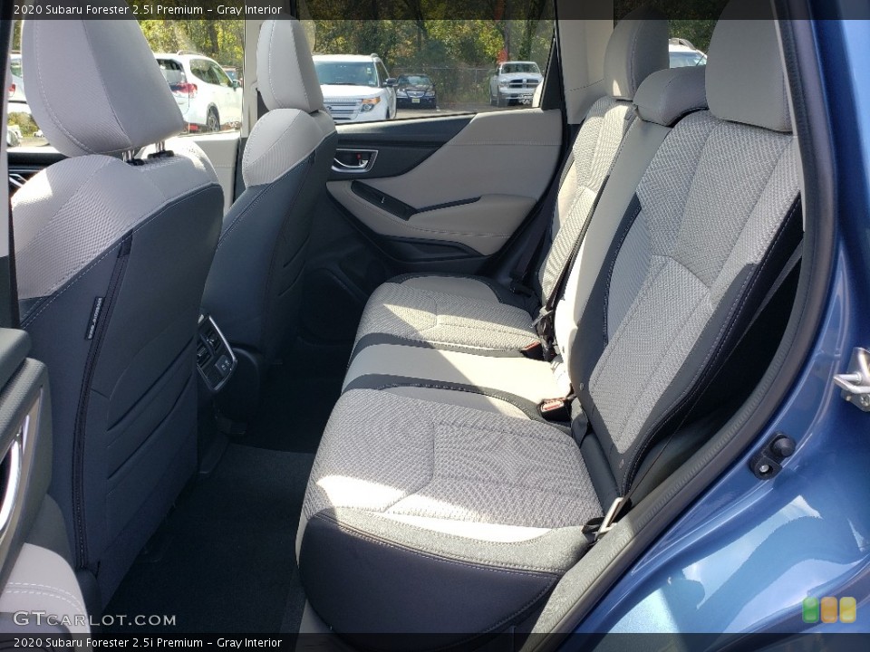 Gray Interior Rear Seat for the 2020 Subaru Forester 2.5i Premium #135654211