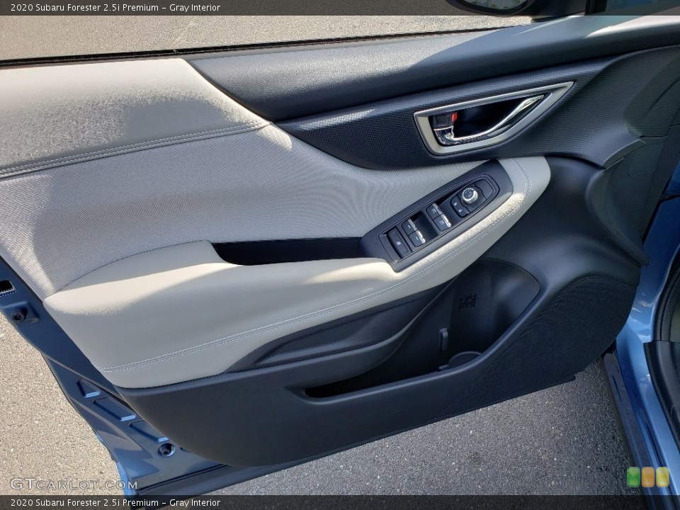 Gray Interior Door Panel for the 2020 Subaru Forester 2.5i Premium #135654229