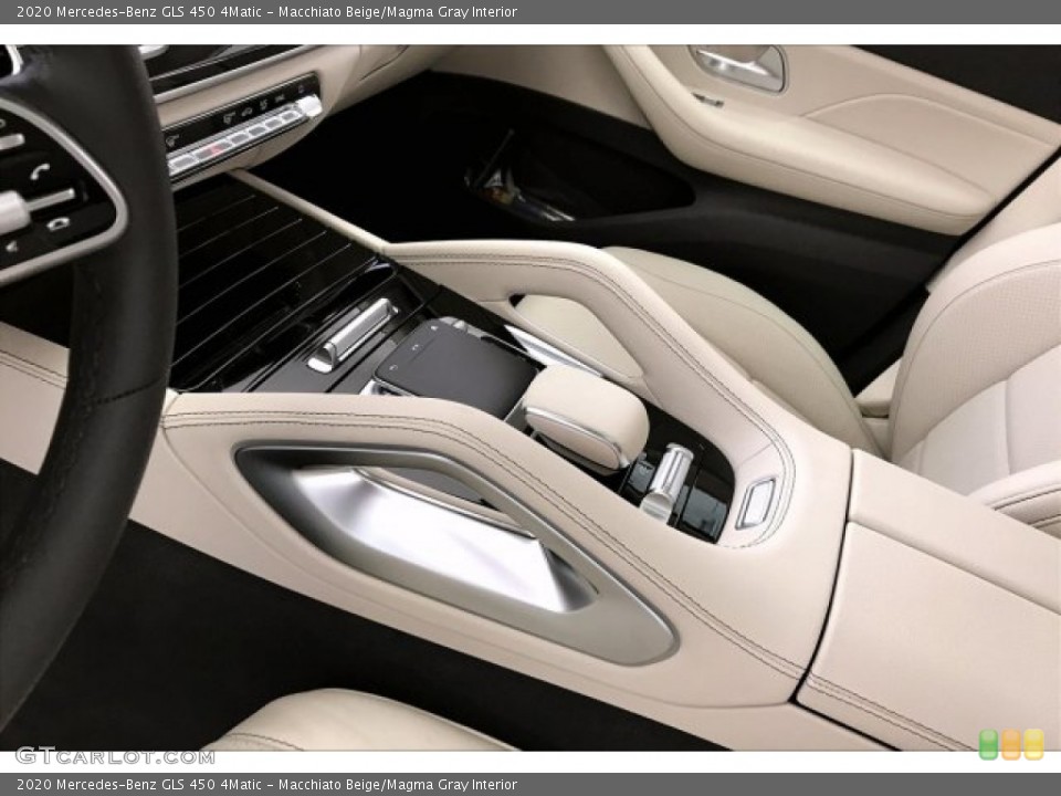 Macchiato Beige/Magma Gray Interior Controls for the 2020 Mercedes-Benz GLS 450 4Matic #135656536