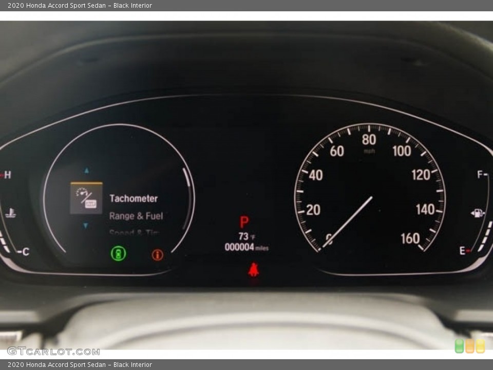 Black Interior Gauges for the 2020 Honda Accord Sport Sedan #135656779