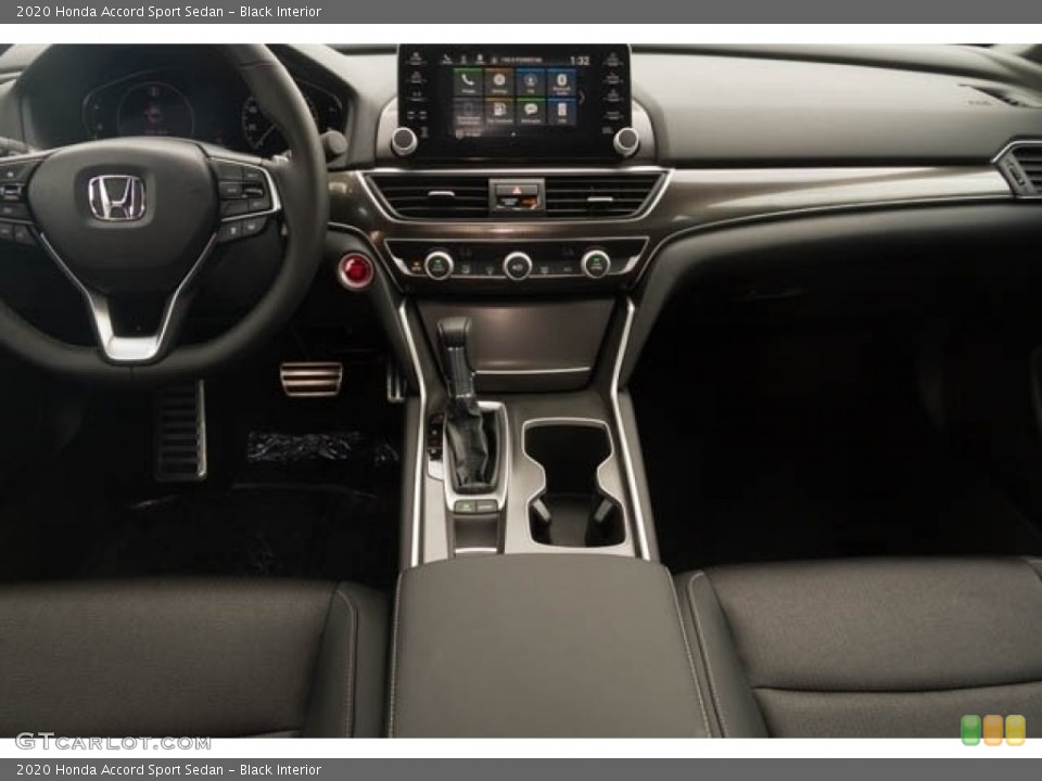 Black Interior Dashboard for the 2020 Honda Accord Sport Sedan #135657424