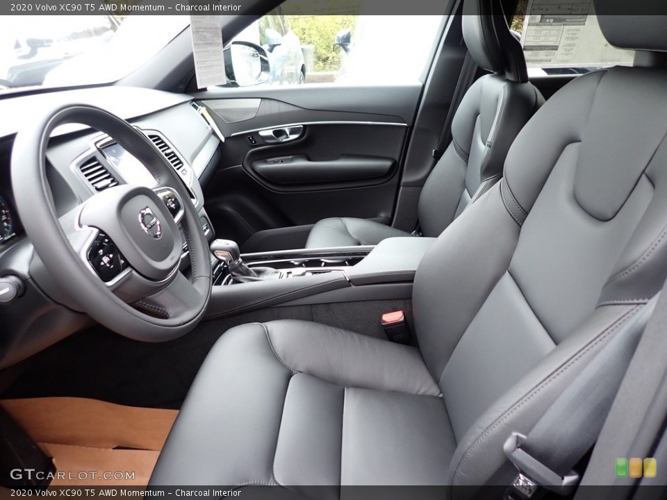 Charcoal Interior Front Seat for the 2020 Volvo XC90 T5 AWD Momentum #135659619