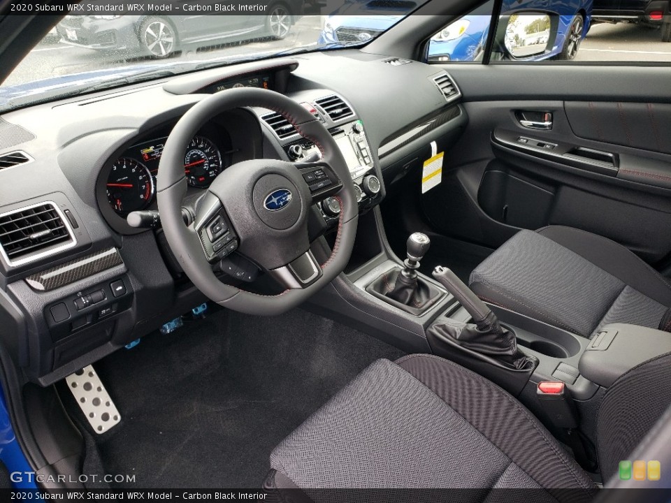 Carbon Black Interior Photo for the 2020 Subaru WRX  #135661857