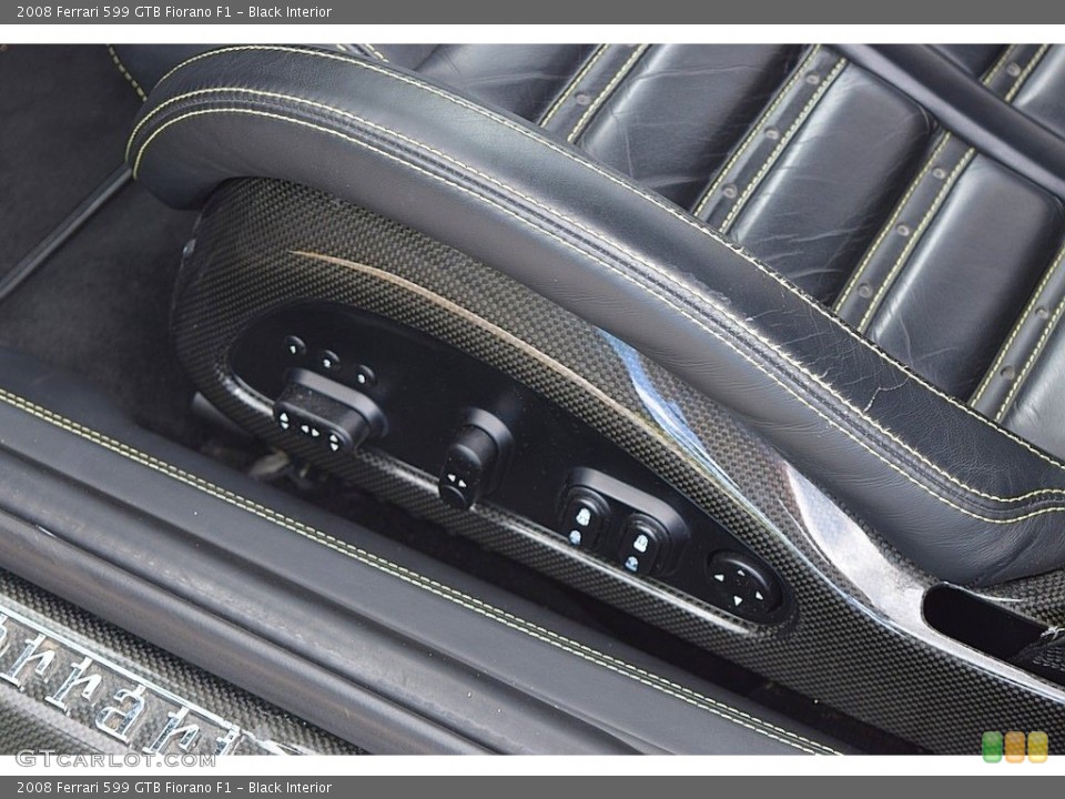 Black Interior Front Seat for the 2008 Ferrari 599 GTB Fiorano F1 #135671964