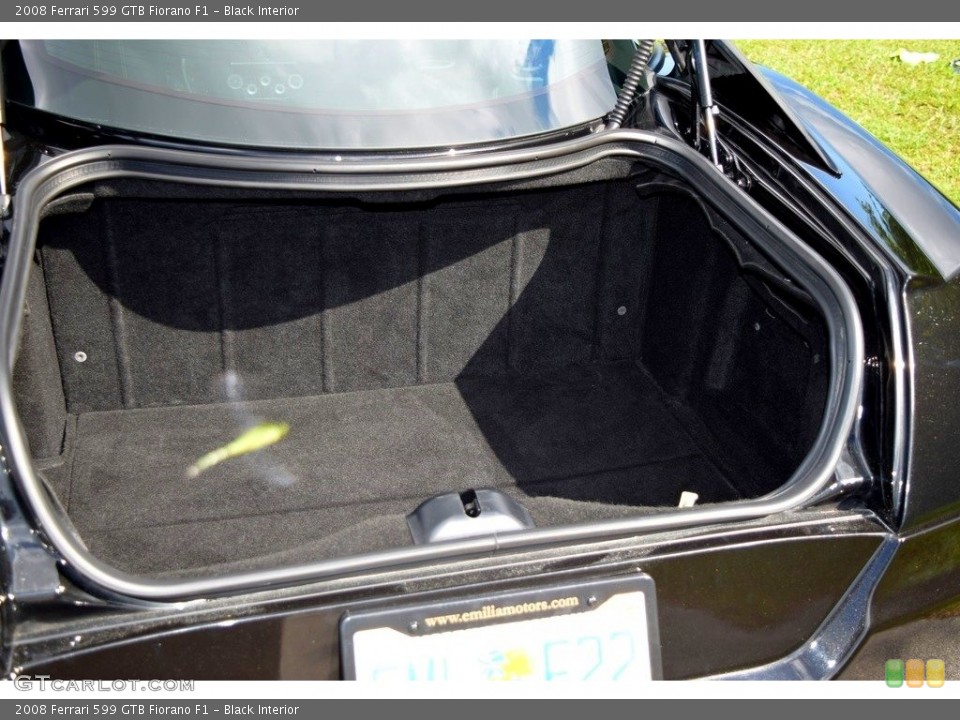 Black Interior Trunk for the 2008 Ferrari 599 GTB Fiorano F1 #135672297