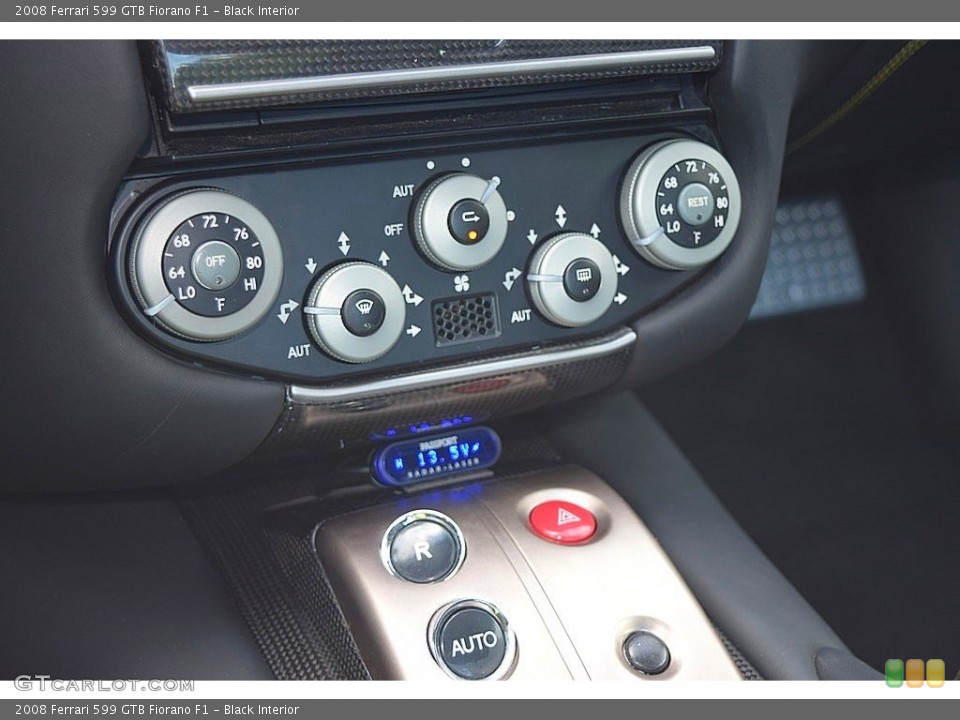 Black Interior Controls for the 2008 Ferrari 599 GTB Fiorano F1 #135672636