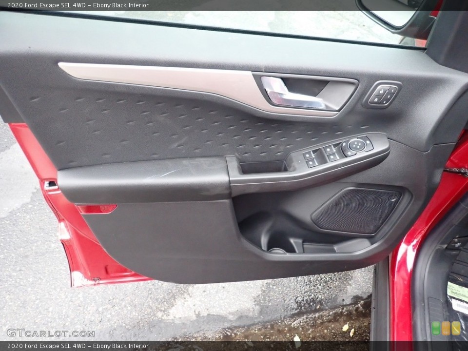 Ebony Black Interior Door Panel for the 2020 Ford Escape SEL 4WD #135673524