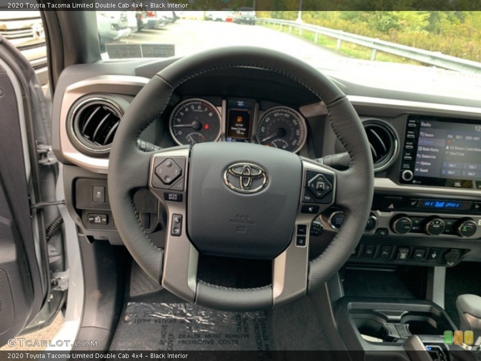 Black Interior Steering Wheel for the 2020 Toyota Tacoma Limited Double Cab 4x4 #135673872