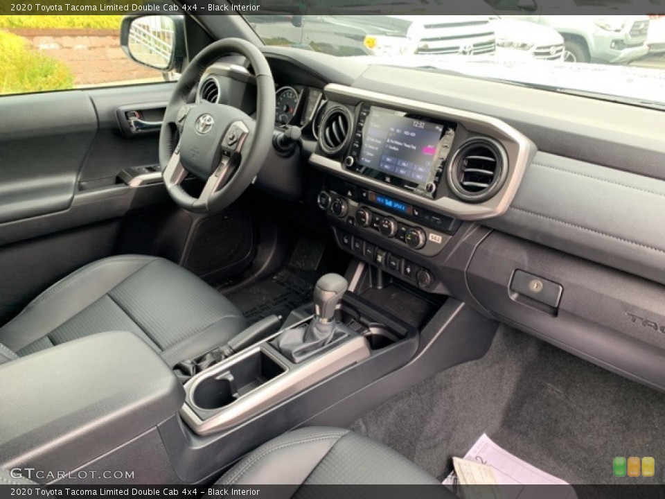 Black Interior Dashboard for the 2020 Toyota Tacoma Limited Double Cab 4x4 #135674223
