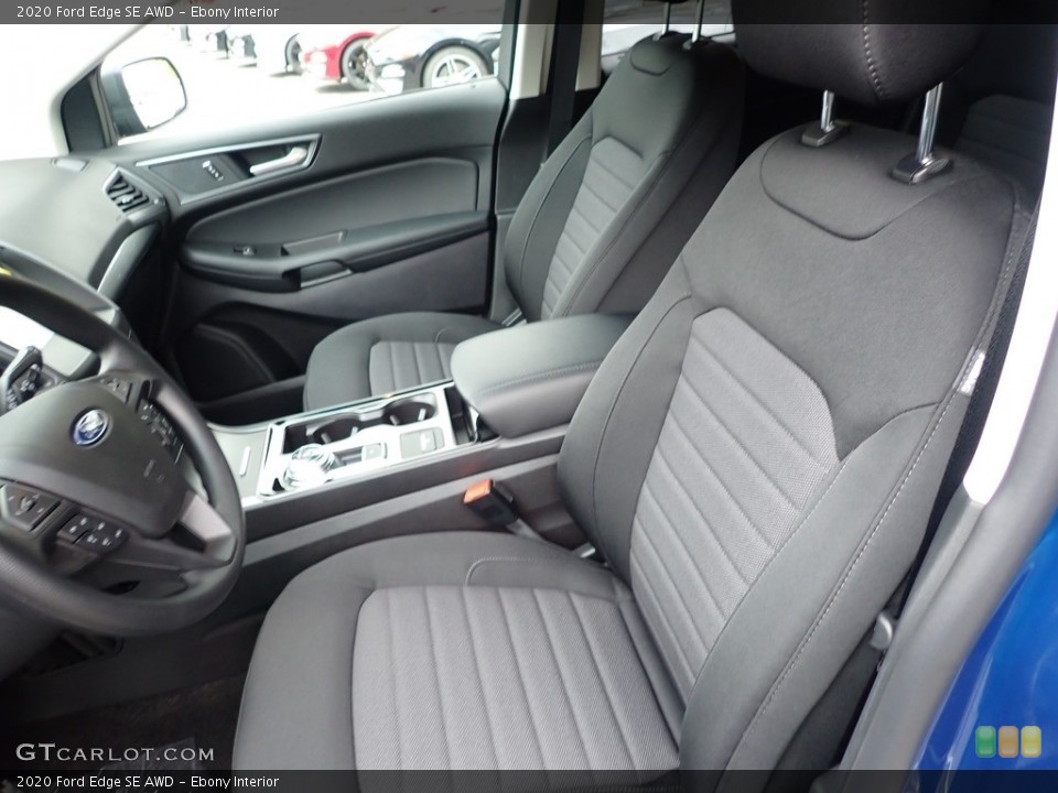 Ebony Interior Front Seat for the 2020 Ford Edge SE AWD #135674274